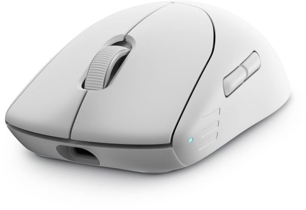 Alienware Pro Wireless Gaming Mouse - Mus - optisk - 6 knapper - kablet, trådløs - USB, 2.4 GHz - månelys