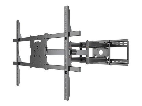 Multibrackets M - Monteringssett (arm med lang rekkevidde) - SD-dobbel - for TV - universell, 980 mm - kraftig solid stål - svart - skjermstørrelse...