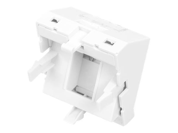 Digitus DN-93802-6-SH, Valkoinen, ABS, Polykarbonaatti (PC), Ruuviton, Universaali, Keystone-moduuli, 45 mm