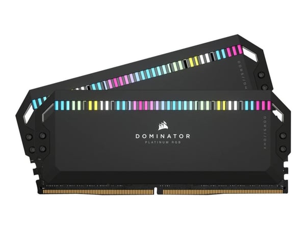 CORSAIR Dominator Platinum RGB - DDR5 - sats - 64 GB: 2 x 32 GB - DIMM 288-pin - 6600 MHz - CL32 - 1.4 V - ej buffrad - svart