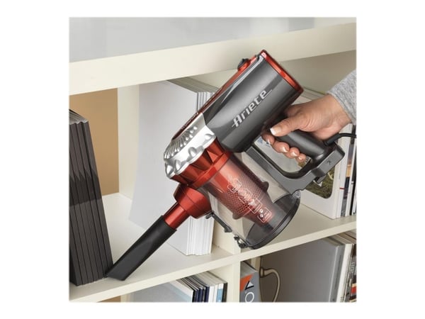 Ariete 2761/10, 2-in-1-varsi-imuri, Pussiton, Punainen, 1 L, Alumiini, Kuiva