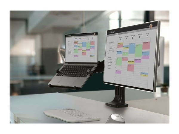 Kensington - Monteringskomponent (notebookholder) - open - for notebook - universal - stål - svart - skjermstørrelse: inntil 16" - monteringsgrense...