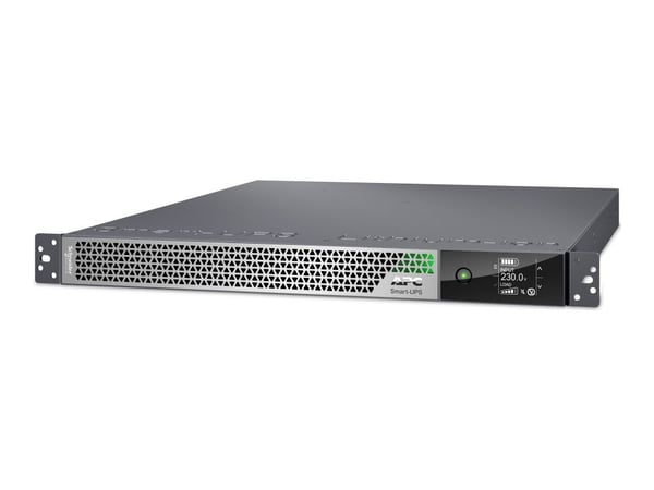 APC Smart-UPS Ultra - UPS (kan monteres i rack) - AC 230 V - 3000 watt - 3000 VA - enkeltfase - utgangskontakter: 5 - 1U - 2.4 m kabel - sølvgrå - ...