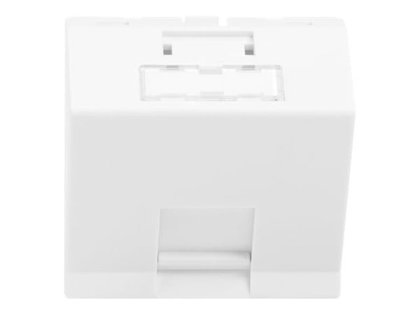 Digitus DN-93802-6-SH, Valkoinen, ABS, Polykarbonaatti (PC), Ruuviton, Universaali, Keystone-moduuli, 45 mm