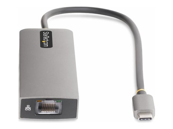 Startech 3-Port USB-C Hub with 2.5 Gigabit Ethernet and 100W Power Delivery Passthrough Laptop Charging, USB-C to 2x USB-A/1x USB-C, USB 3.2 10Gbps...