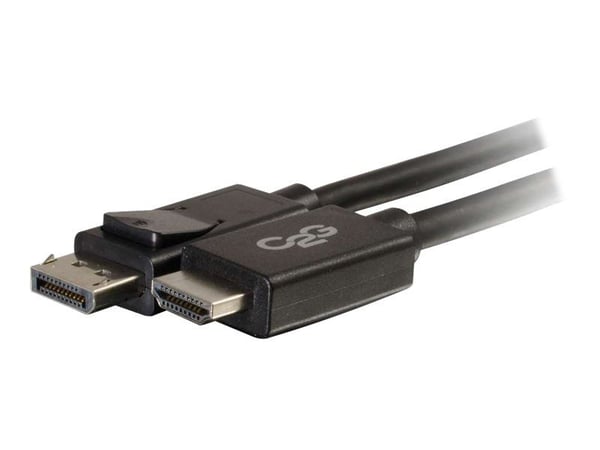 C2G 3ft DisplayPort to HDMI Cable - DP to HDMI Adapter Cable - M/M - DisplayPort-kabel - DisplayPort (hane) till HDMI (hane) - 91.4 cm - svart