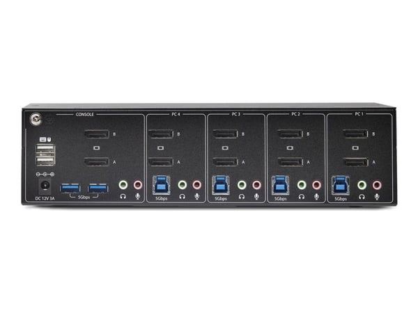 StarTech.com P4DD46A2-KVM-SWITCH, 3840 x 2160 pikseliä, 4K Ultra HD, musta