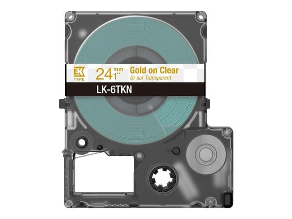 Epson LK-6TKN, Kulta, Läpinäkyvä, Lämpösiirto, 2,4 cm