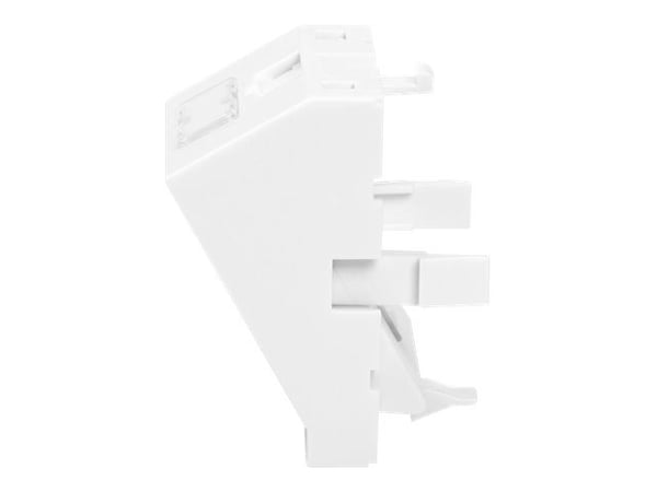 Digitus DN-93802-6-SH, Valkoinen, ABS, Polykarbonaatti (PC), Ruuviton, Universaali, Keystone-moduuli, 45 mm