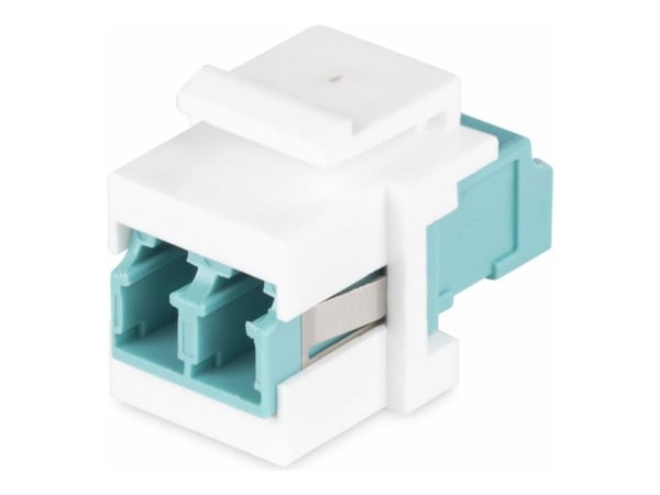 Startech LC to LC Coupler, LC Fiber Coupler, LC/UPC Keystone Jack, Fiber Optic LC Keystone Coupler for Patch Panel - LC to LC Duplex (DMFKSLCLCCOUP...