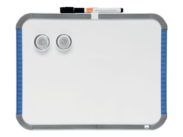 Nobo valkotaulu Slimline 22x28cm teräs, Kiinteä