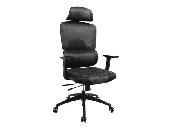 Sandberg ErgoFusion Pro - Spillestol - ergonomisk - armlener - T-formet - tipping - roterende - maskestoff, stoff