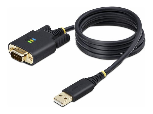 StarTech.com 1P3FFCB-USB-SERIAL, musta, 1 m, USB A-tyyppi, RS-232, Uros, Uros