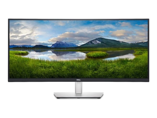 Dell P3424WE - LED-skjerm - kurvet - 34" - 3440 x 1440 WQHD @ 60 Hz - IPS - 300 cd/m² - 1000:1 - 5 ms - HDMI, DisplayPort, USB-C - med 3-års Limite...