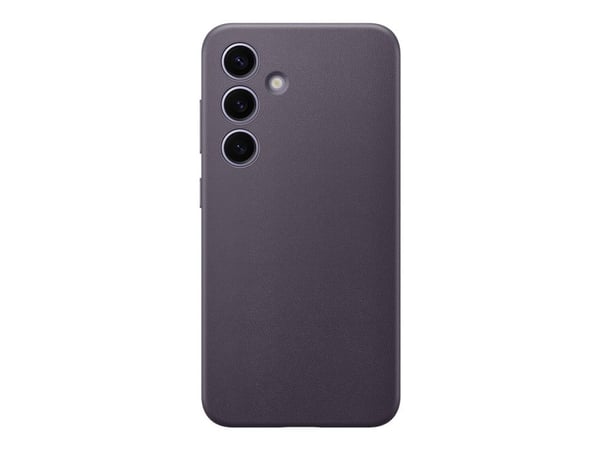 Samsung GP-FPS921HCA - Baksidedeksel for mobiltelefon - veganlær - mørk fiolett - for Galaxy S24