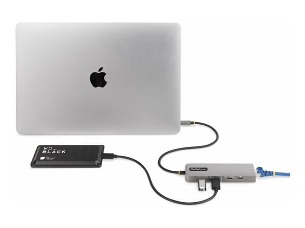 StarTech.com 3-Port USB-C Hub with 2.5 Gigabit Ethernet and 100W Power Delivery Passthrough Laptop Charging, USB-C to 2x USB-A/1x USB-C, USB 3.2 10...