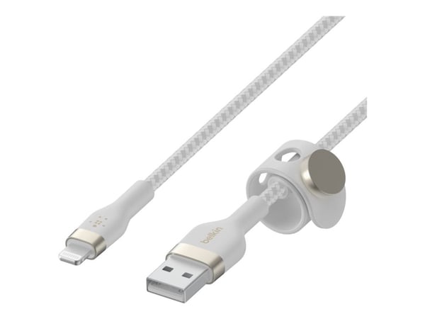 Belkin BoostCharge - Lightning-kabel - USB hann til Lightning hann - 1 m - hvit