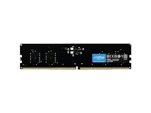 Crucial - DDR5 - modul - 8 GB - DIMM 288-pin - 4800 MT/s / PC5-38400 - CL40 - 1.1 V - ikke-bufret - ikke-ECC