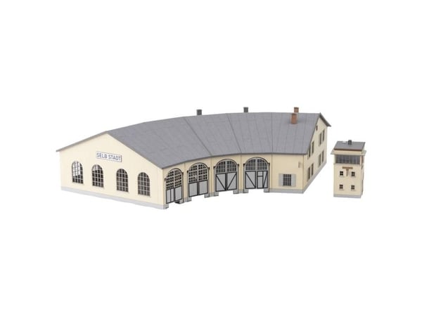MiniTrix 66341 N Ringlokomotivdepot Selb og signalanlegg Selb-Stadt