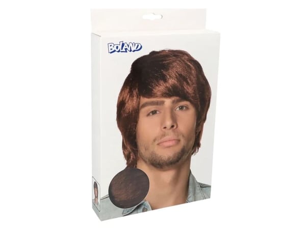 Boland 86388, Maskeradperuk, Vuxen, Hankoppling, Polyester, Brun, 175 g