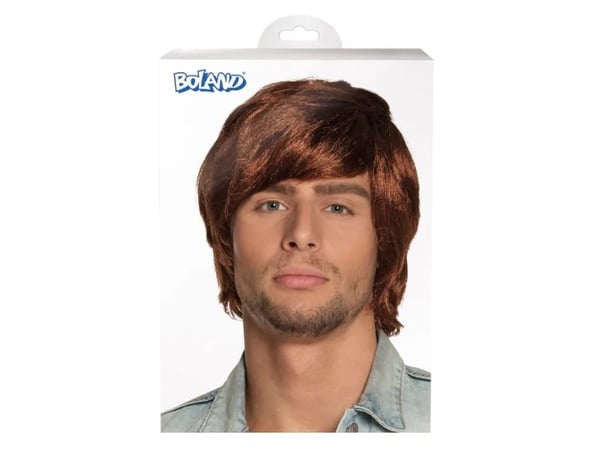 Boland 86388, Maskeradperuk, Vuxen, Hankoppling, Polyester, Brun, 175 g