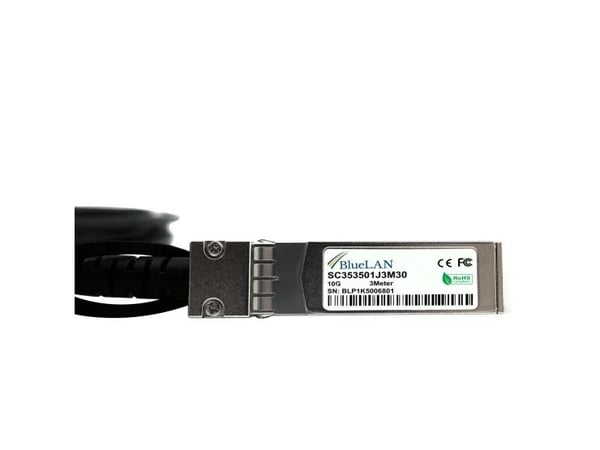 BlueOptics MCP2103-X003A-BL, 3 m, DAC, SFP+, SFP +, SFP+