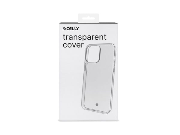 Celly GELSKIN1056, Suojus, Apple, iPhone 15 Pro Max, 17 cm (6.7"), Läpinäkyvä