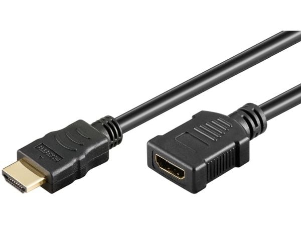 Høyhastighets HDMI™-forlengelseskabel med Ethernet - 1 m
