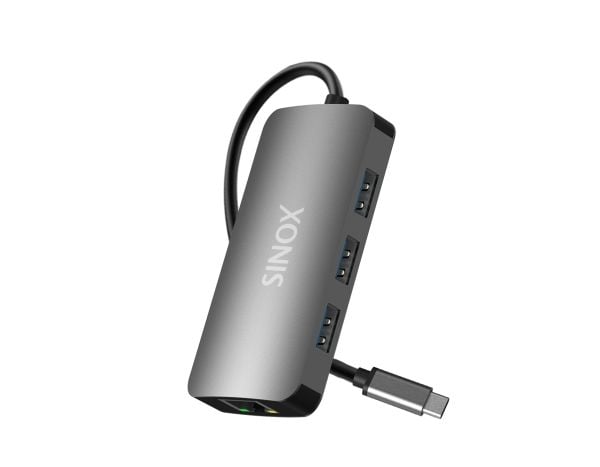 Sinox PRO USB C-hubb i aluminium