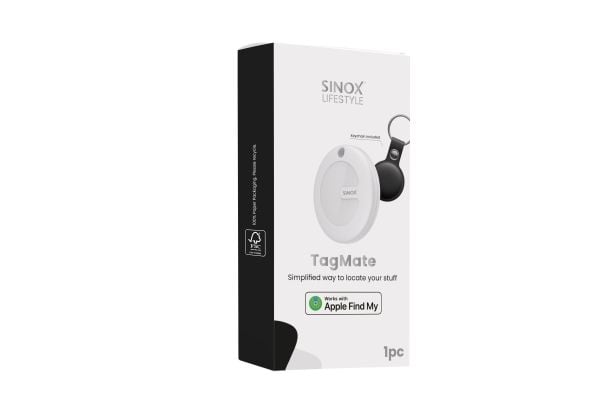 Sinox Lifestyle TagMate musta avaimenperä