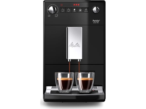Melitta Series 300 Purista - Automatisk kaffemaskine - 15 bar - sort