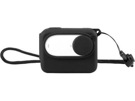 Beskyttende silikon-deksel Puluz for Insta360 GO 3 med linsehette