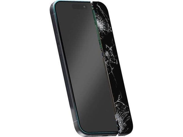 Crong knusebeskyttende hybridglass Nano Glass iPhone 15