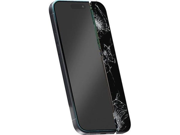 Crong Nano Glass hybrid skjermbeskytter til iPhone 15 Pro