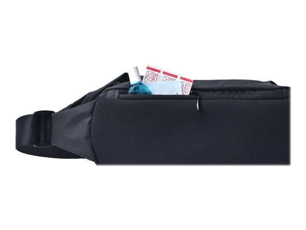 Xiaomi Sports Fanny Pack - Beltepose for mobiltelefon / nøkler / lommebok / øretelefoner / nødlader / tilbehør - kunstlær, stoff, nylonstropp - svart