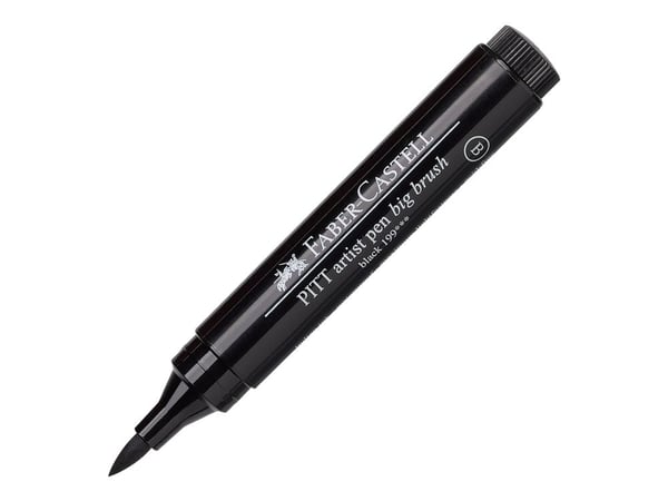 Faber-Castell PITT Artist Pen Big Brush - Børstepenn - permanent - svart - tusj
