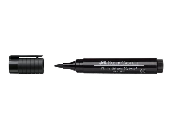 Faber-Castell PITT Artist Pen Big Brush - Børstepenn - permanent - svart - tusj