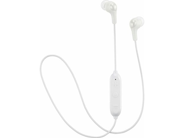 JVC HA-FX9BT Gumy - Ørepropper med mikrofon - i øret - Bluetooth - trådløs - hvit