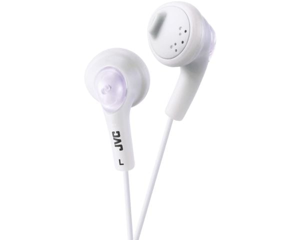 JVC HA-F160-W Gumy - Ørepropper - ørepropp - kablet - 3,5 mm jakk - hvit