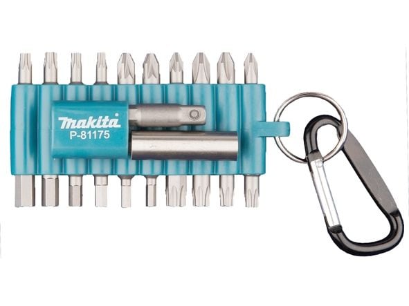 Makita - Spissett for skrutrekker - 22 deler - phillips, pozidriv, torx, hex - lengde: 25 mm