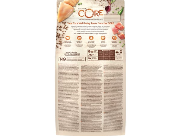 Kattfôr CORE Cat Adult Original Tyrkia med kylling 1,75 kg