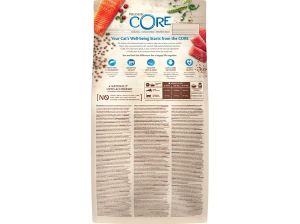 CORE Cat Adult Ocean Laks med Tunfisk 1,75 kg