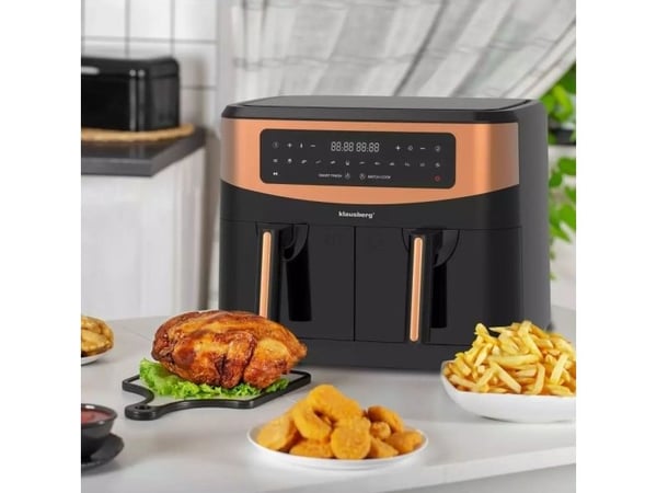 Klausberg airfryer uten olje med dobbel kurv 9 L Klausberg KB 7589 1750 W