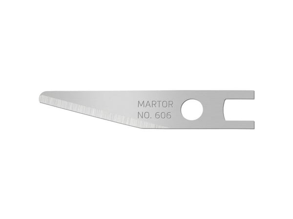 Martor 606.50 reserveblad til kniv 606 grafikkblad 10 stk Martor 606.50 reserveblad til kniv 606 grafikkblad 10 stk