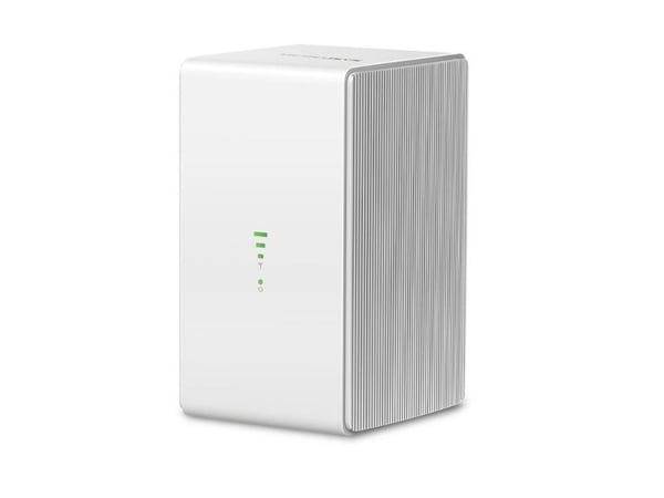 Mercusys MB110-4G, Wi-Fi 4 (802.11n), Enkeltbånd (2.4 GHz), Ethernet/bredbåndsforbindelse, 4G, Hvit, Skrivebord/stolperuter
