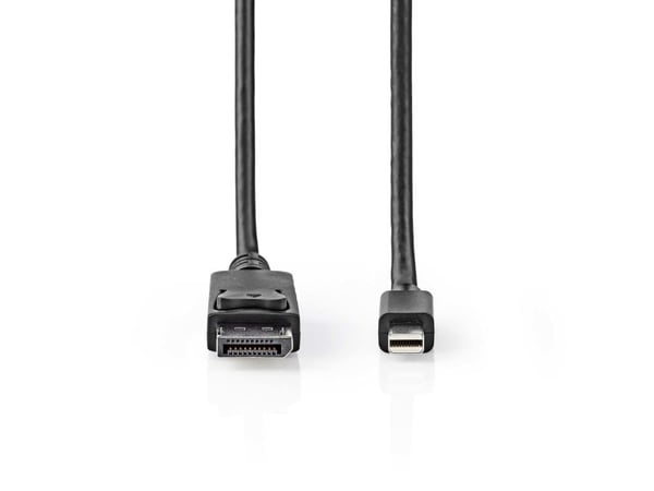 Nedis CCGB37404BK20, 2 m, Mini DisplayPort, DisplayPort, Hankjønn, Hankjønn, 7680 x 4320 piksler