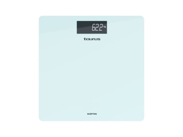 Taurus Inception, Elektronisk personvåg, 180 kg, Ljusblå, 3 kg, kg/lb, Torg
