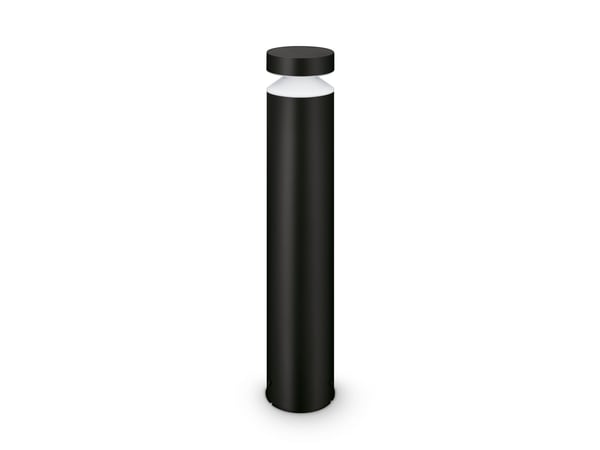 Philips Laven-sokkel/stilys, 6 W, Utendørs sokkel/stang-belysning, Svart, Metall, IP44, Terrasse, Hage, II