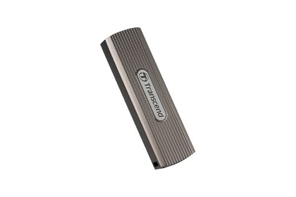 Transcend ESD330C, 1 TB, USB Type-C, 1050 MB/s, 10 Gbit/s, Salasanasuojaus, Ruskea, Harmaa