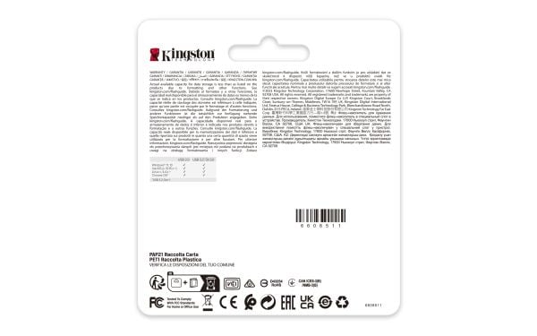 Kingston DataTraveler SE9 G3 - USB-flashstasjon - 128 GB - USB 3.2 Gen 1 - gull